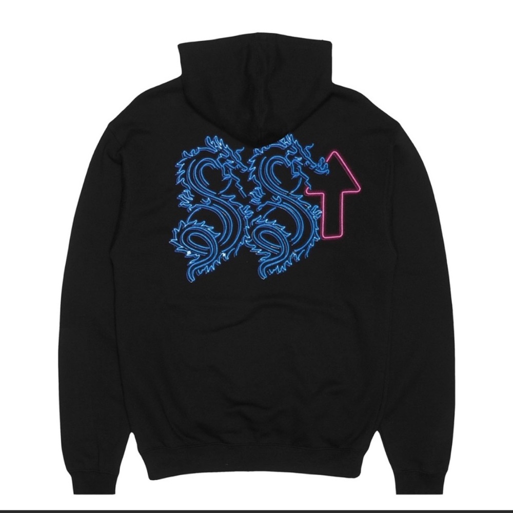 88RISING Neon Double Dragon Hoodie